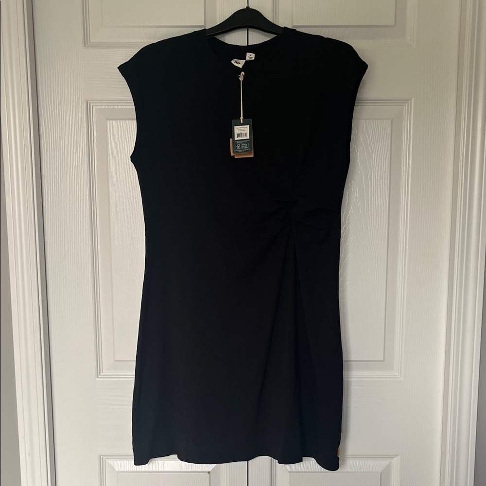 tentree Black Mini t shirt dress